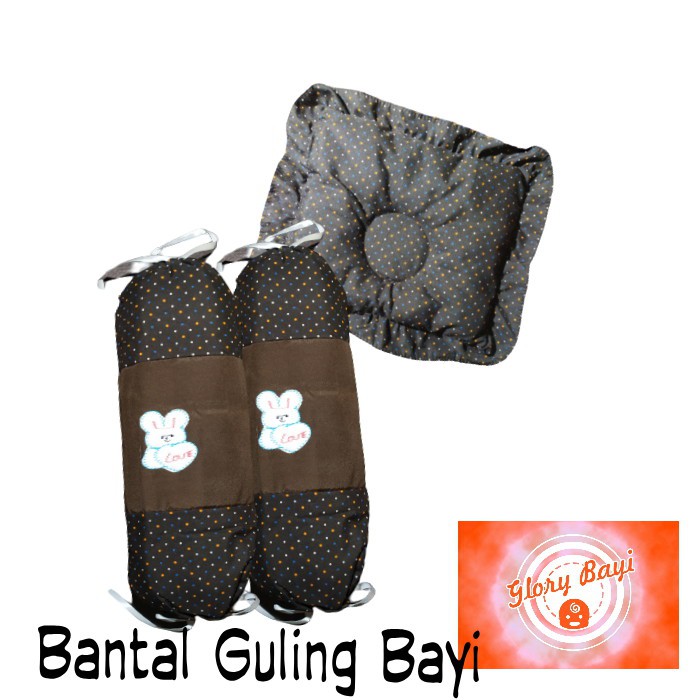 Perlengkapan Tidur Bantal + Guling Set Bayi New Born Murah