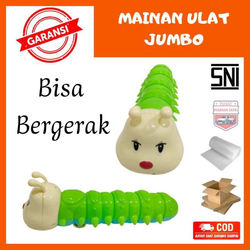 Mainan ulat bergerak berjalan mainan ular ularan OCT7233