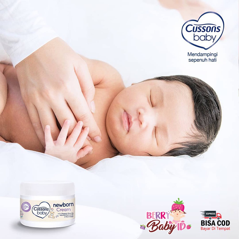 Cussons Baby Cream Newborn Losion Bayi Krim Bayi Baru Lahir 50 Gram Berry Mart