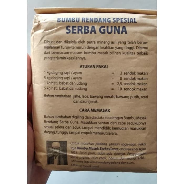 

Ready- Rempah Nusantara / Bumbu Rendang Spesial Serba Guna 250Gram/Instan