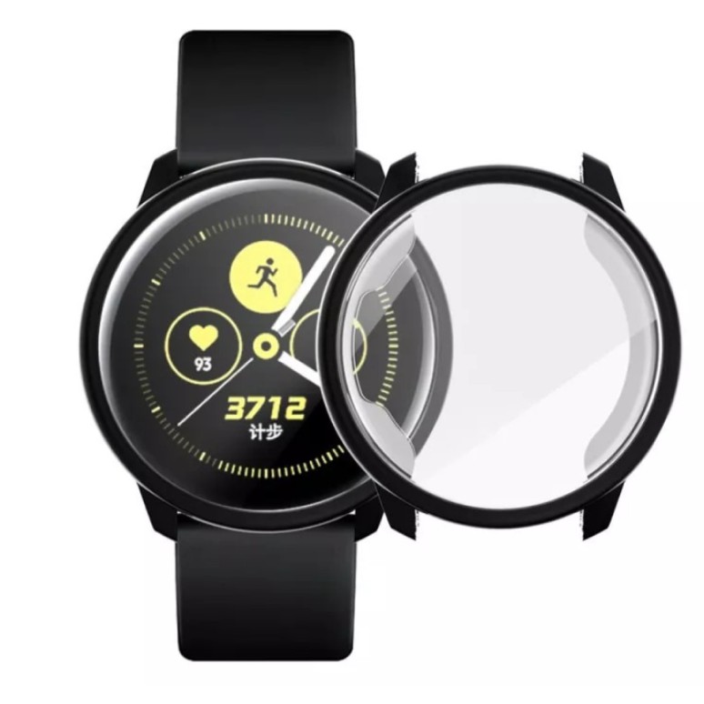 Cover Samsung Galaxy Watch 4 5 Active 2 Tempered Glass Protector 40mm 44mm 40 44 mm Case Bumper Full