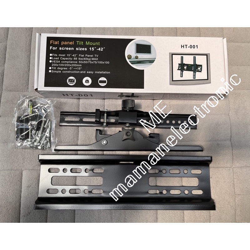 Braket Breket Bracket TV HT-001 15” - 42” / Braket TV HT001