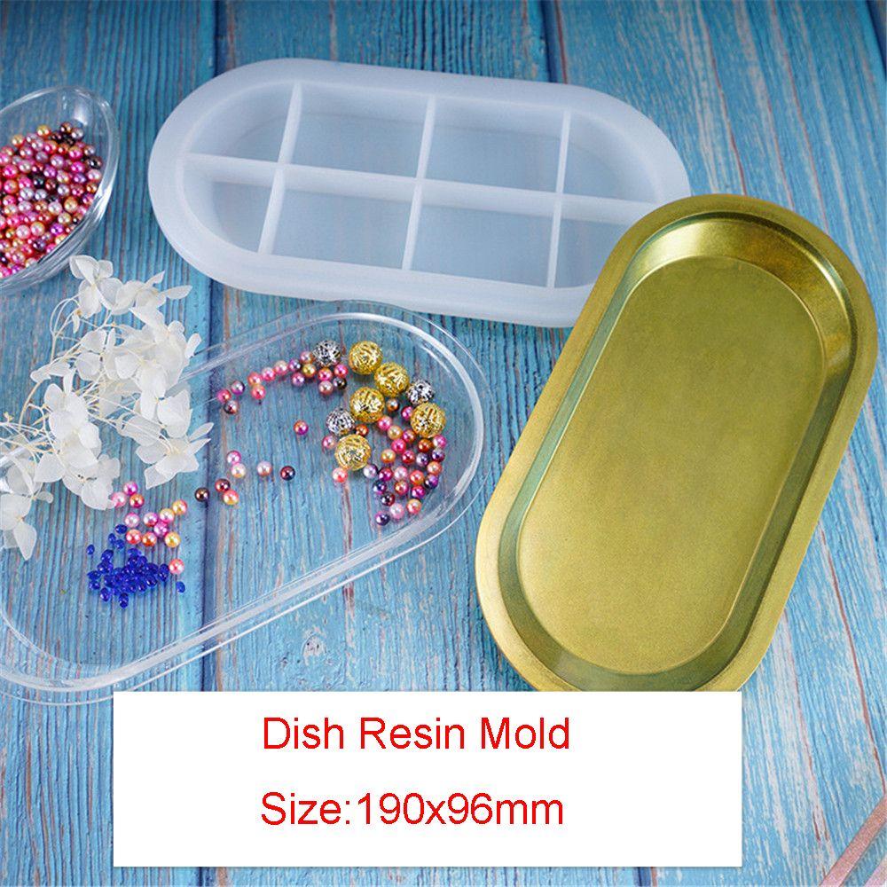 R-flower Resin Mold DIY Round Alat Membuat Perhiasan Epoxy Mold Dish