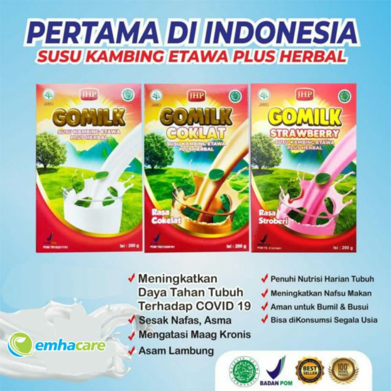 

Gomilk Susu Kambing Etawa Plus Herbal Pengganti Susu Formula [Terlaris dan 100% Original]