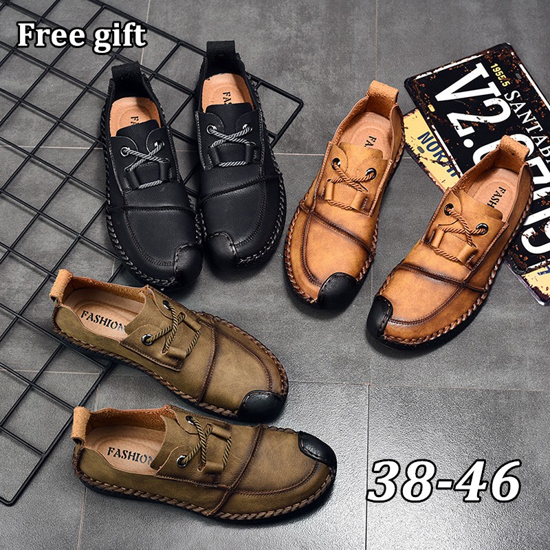  Sepatu  Formal Casual  Handmade Ukuran 38 46 untuk Pria 