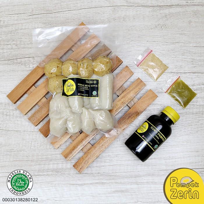 

Pempek Kecil Paket Frozen 15 Pcs + Cuko 150Ml - Pempek Zerin