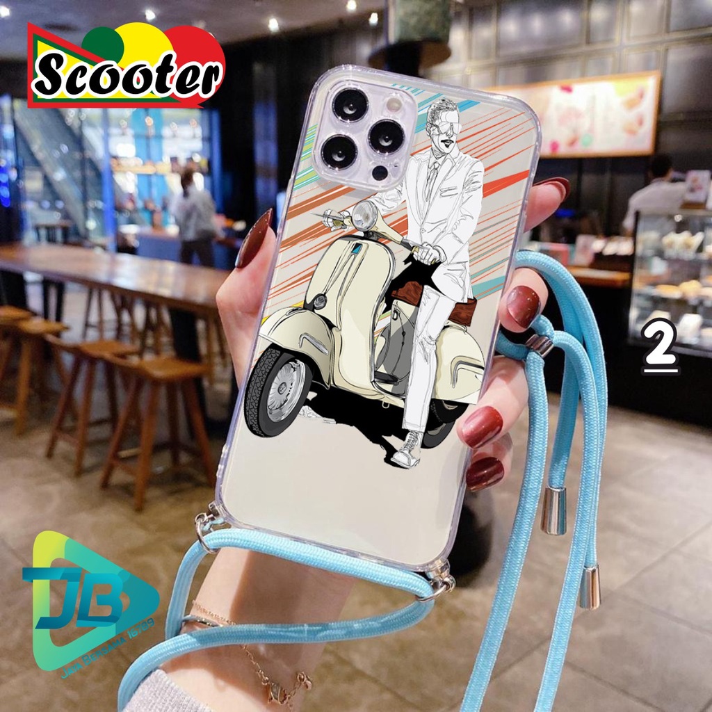 SOFTCASE SLINGCASE LANYARD BENING SCOOTER INFINIX NOTE 8 HOT 9 PLAY X680 X682 10 LITE JB4721