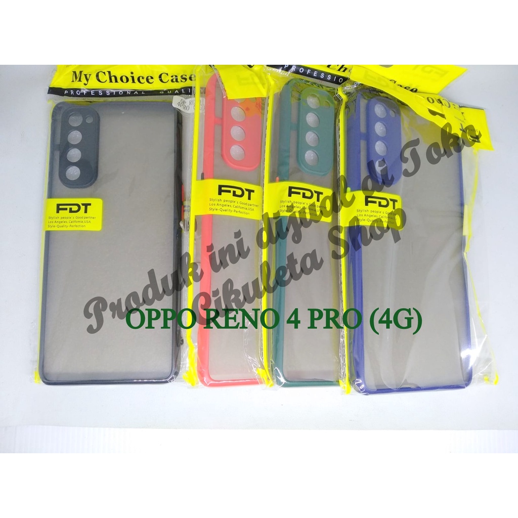 FDT My Choice Hybrid Matte Case Bumper Softcase OPPO RENO 4 PRO 4G