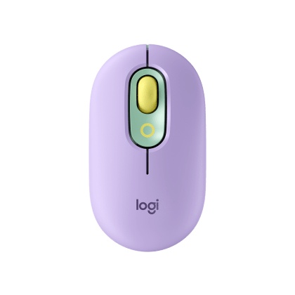 Logitech POP Mouse Wireless Bluetooth- Silent Touch with Emoji Key