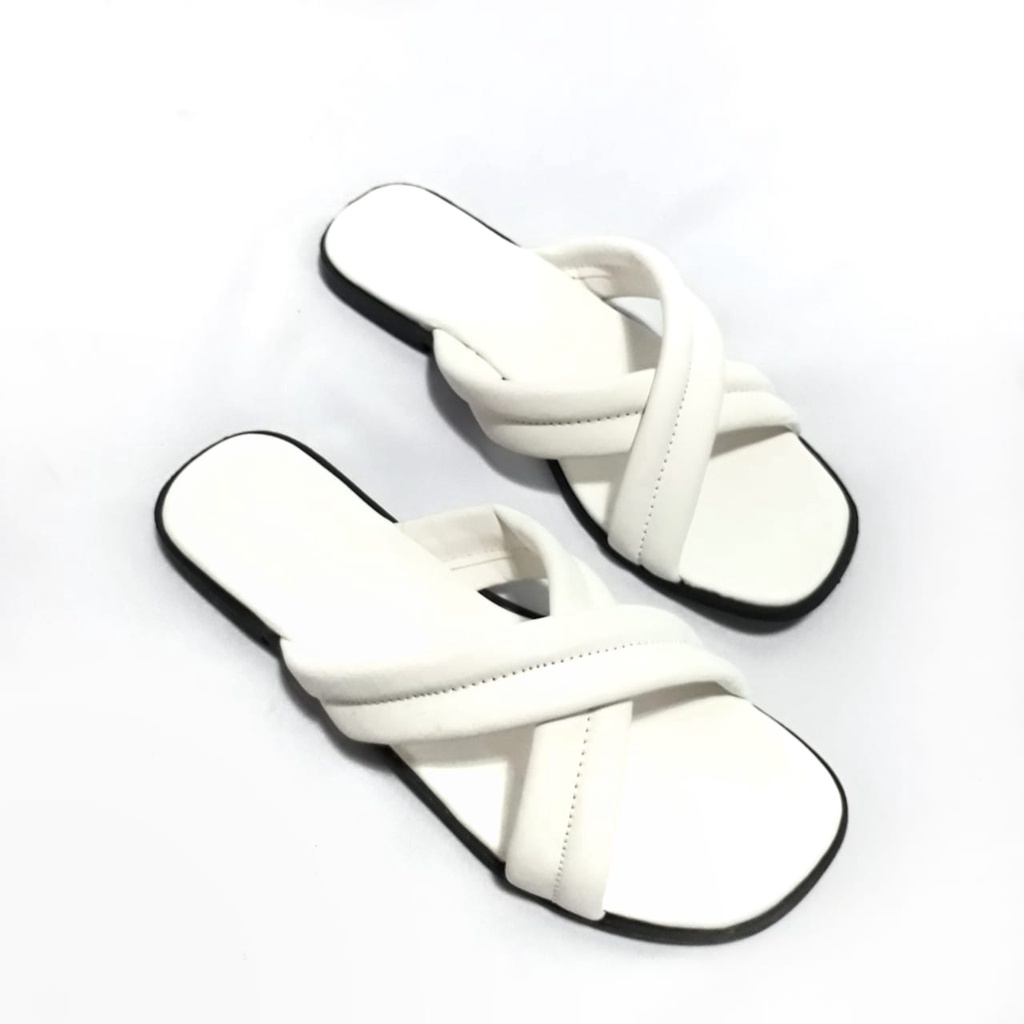 Sandal WANITA teplek silang