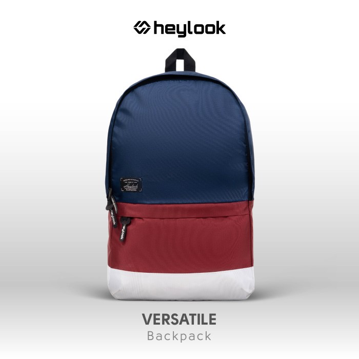 tas wanita TAS RANSEL PRIA WANITA BACKPACK VERSATILE TAS PUNGGUNG TAS SEKOLAH - NAVY MARON slingbag 