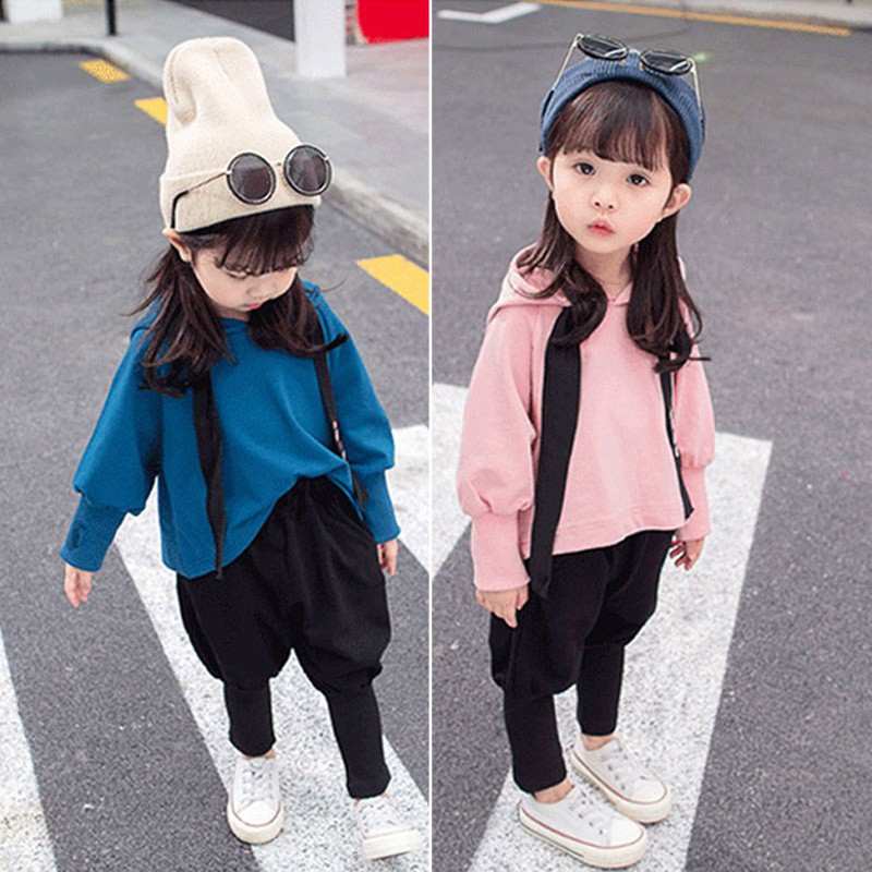 Setelan Sweater Kaos Hangat Bayi Anak  Perempuan  Celana  