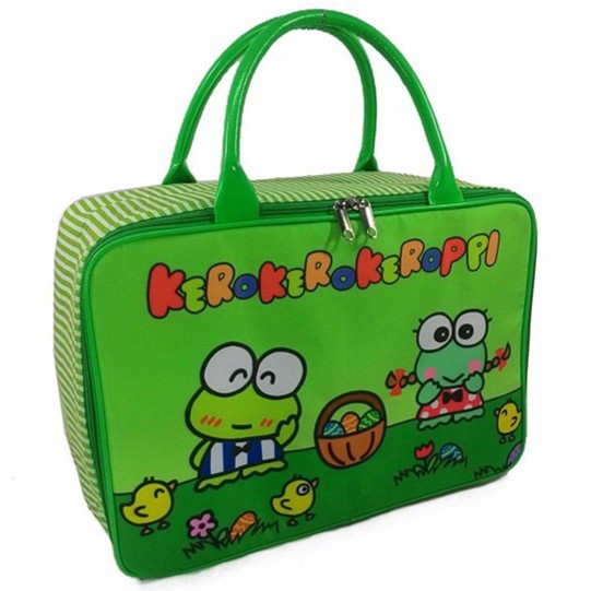 BAJ TRAVEL BAG SUPER KANVAS KARAKTER  (TAS KOPER JINJING/TAS RENANG) // KEROPPI / TA001