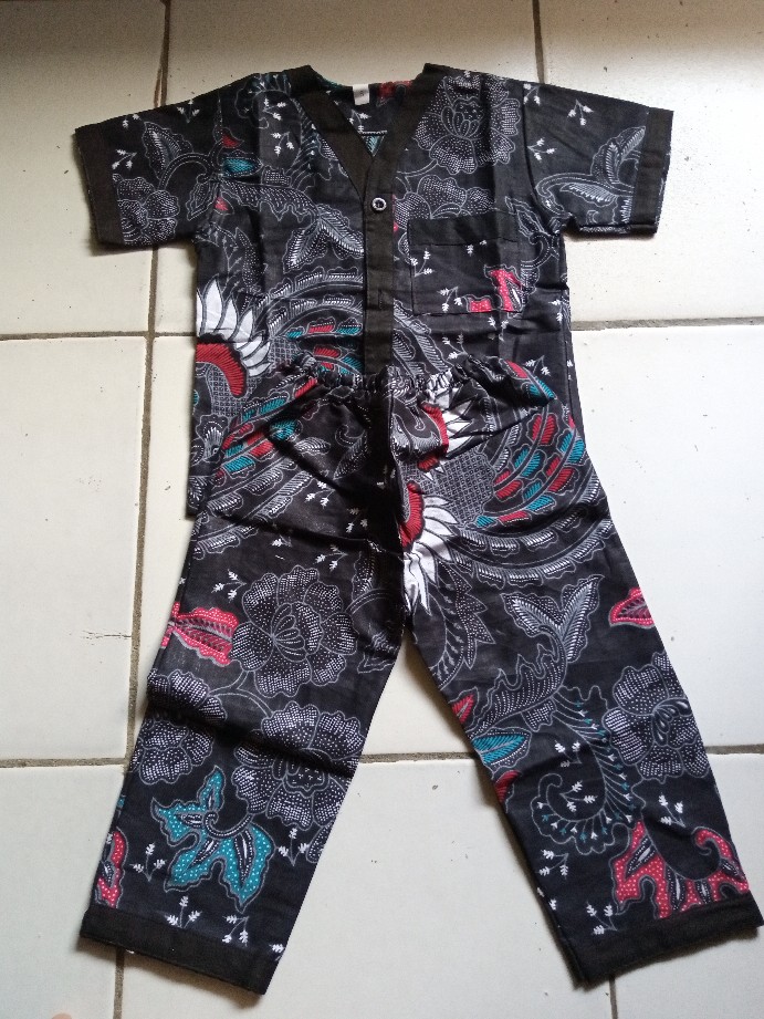 Best Seller Batik Piyama Anak Bayi Balita Cewek Cowok Adem Banget Dan Lucu Kekinian