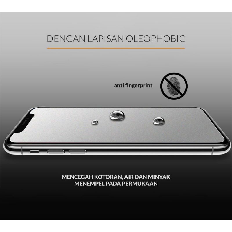 Matte Glass 9H Full Layar Samsung M01 Core M01S M01 M02 M02S M10 M10S M11 M20 M20S M30 M30S M40 M50 Tempered Glass Matte Anti Minyak Anti Gores Full Layar