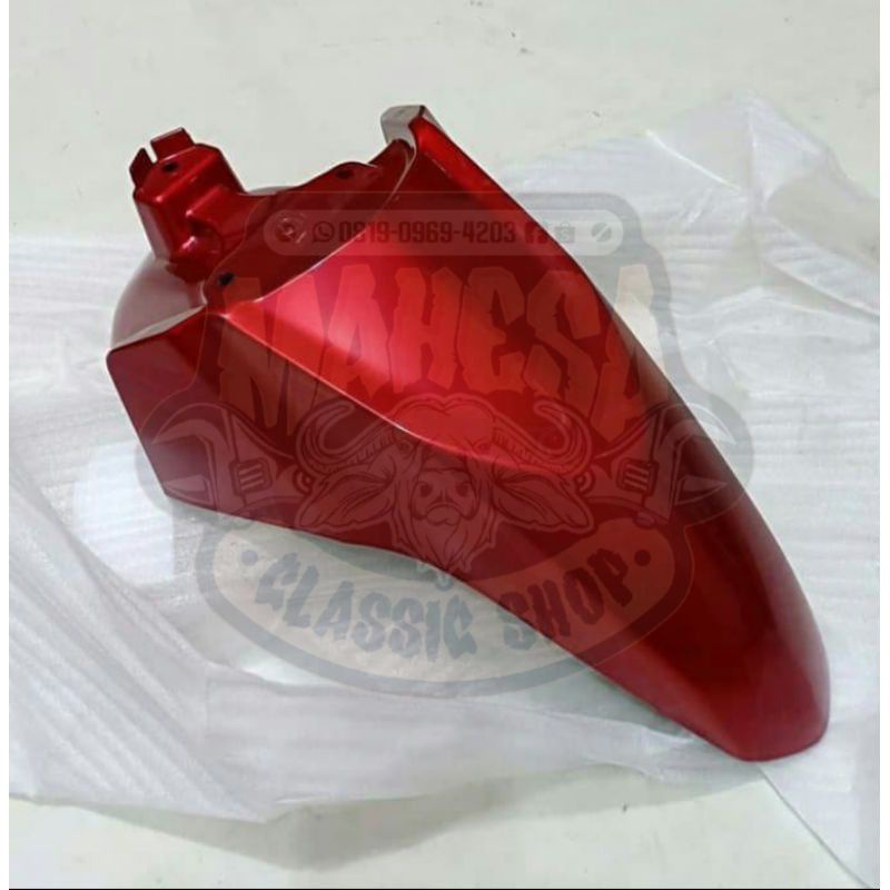 Spakbor slebor Depan Vario 125 FI lama old merah