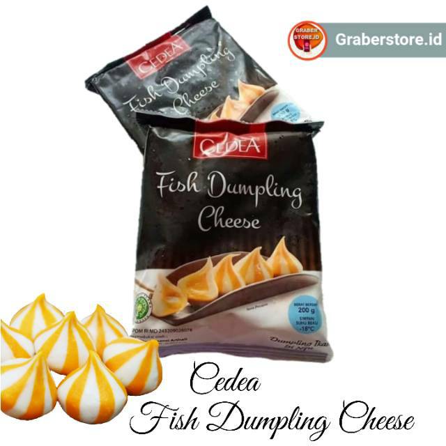 

Cedea Fish Dumpling Cheese (isi10) 200GR Dumpling Keju Frozen Food