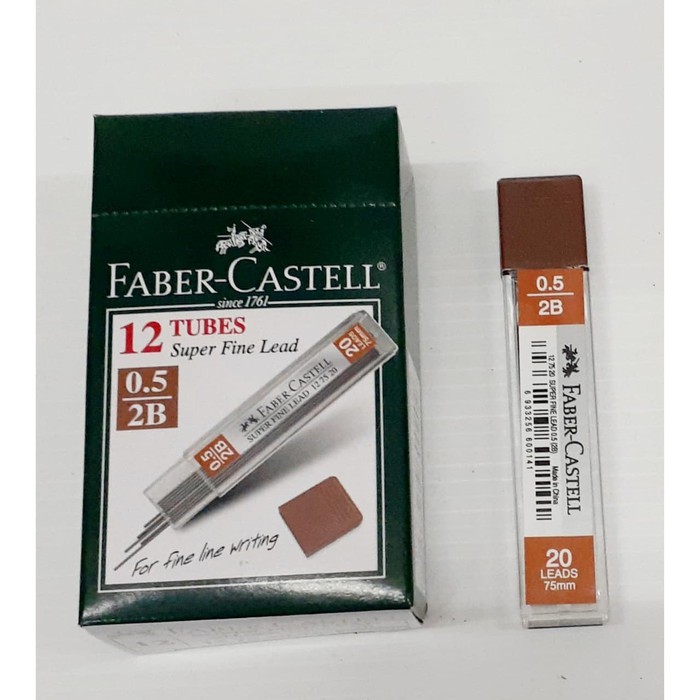 

SI / REFILL PENSIL MEKANIK 2B FABER CASTELL 127520 | 0.5 x 75mm