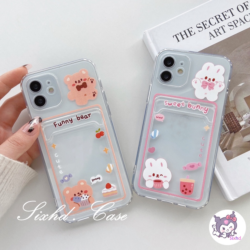 Redmi Note 12 11s 10s 11 10 9 8 12Pro Redmi 12C 10C 10A 10 9C A1 A1+ 9T 9A 9 Xiaomi 12 Lite 11 Lite 11T Pro Poco C40 M3 X5 X3Pro sixhd Put on Photos Phone Case Cute Cartoon Rabbit Pattern Soft Cases Cover