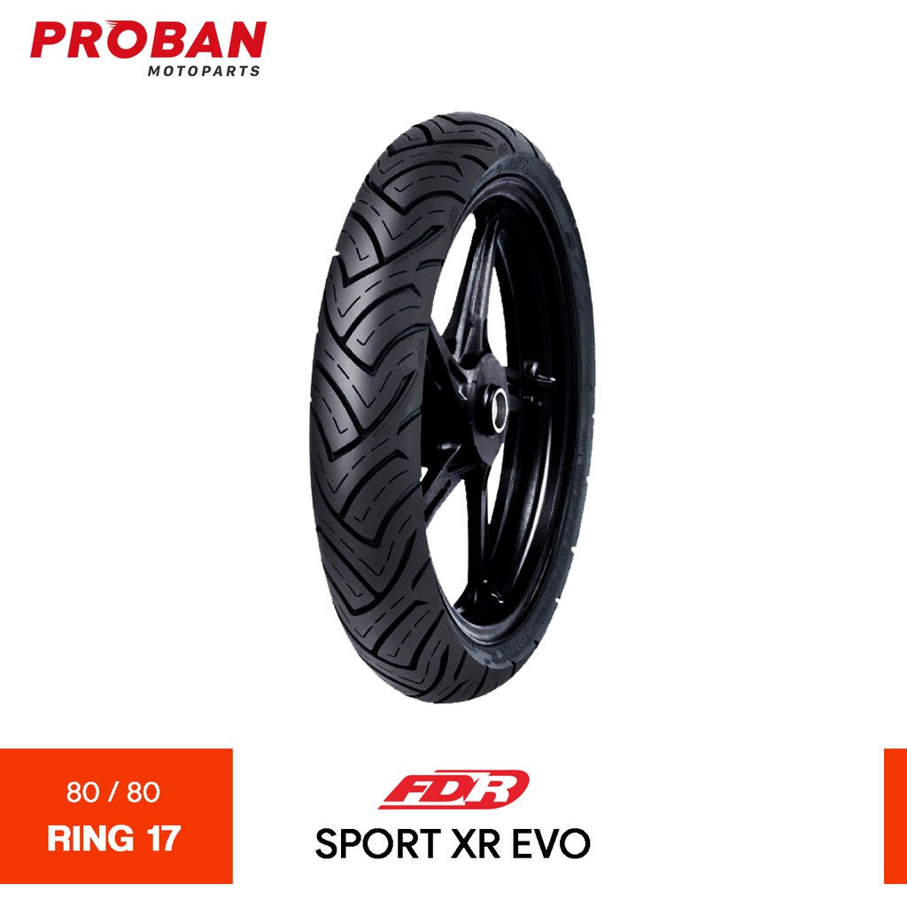 

FDR TL SPORT XR EVO 100/80 Ring 17 Ban Motor Tubeless