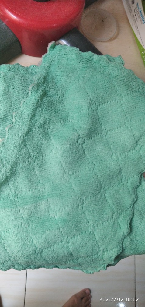 Dish Towel Kain Lap Piring Anti Minyak Bahan Coral Fleece Lap Handuk