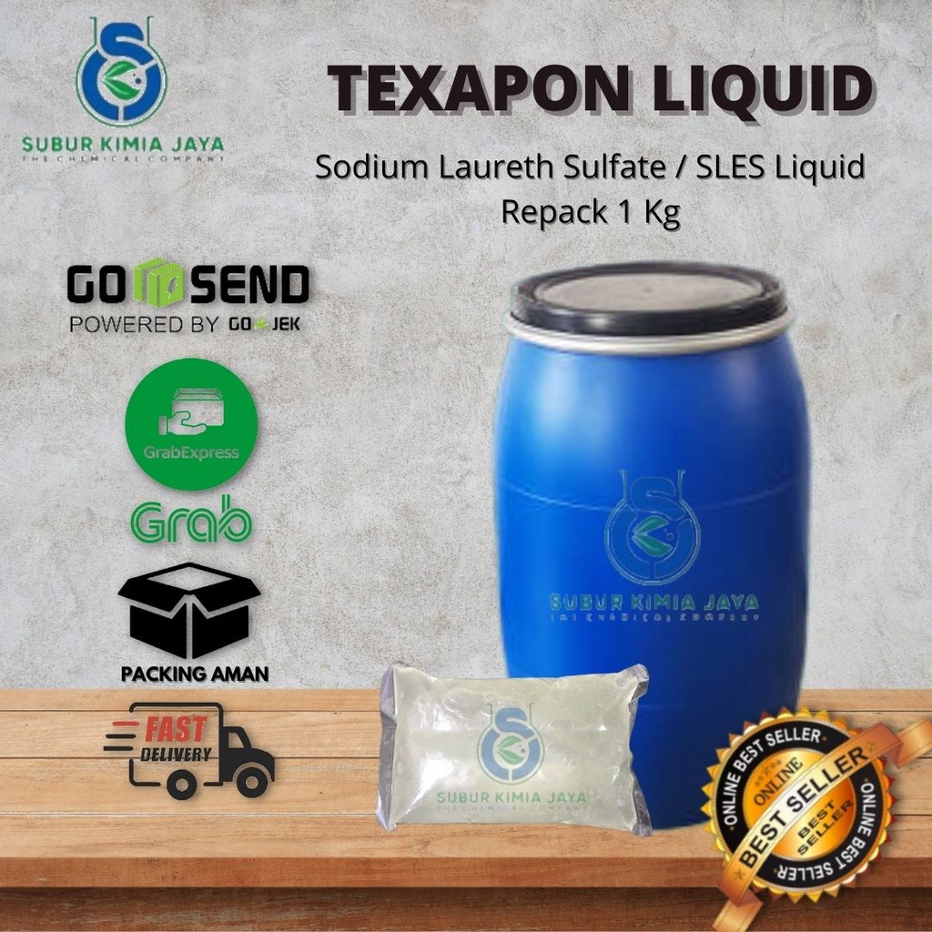 

TEXAPON / SLES / Sodium Laureth Sulfate 1 Kg Premium