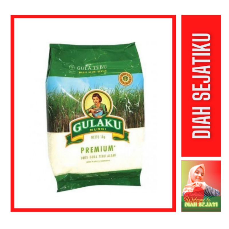 

DIAHMART GULAKU Gula Tebu Premium 1kg