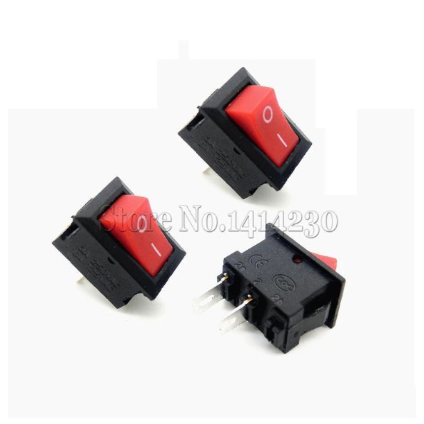 Saklar MINI 2 Pin Tanpa Lampu / Rocker Switch Mini 2pin ( tanpa lampu )