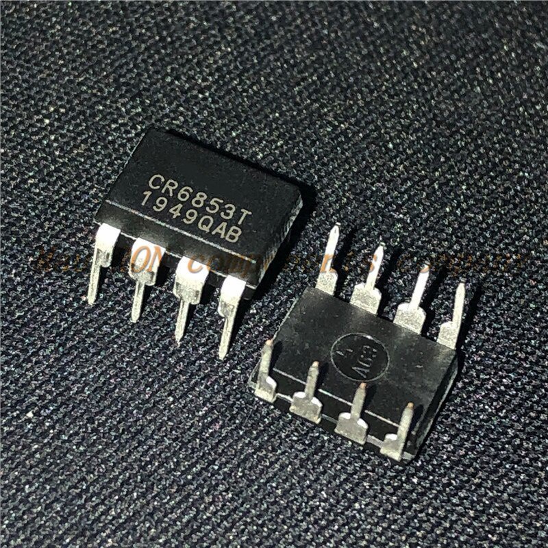 10pcs Ic Cr6853T Cr6853 Dip-8 Flyback Switching Power Supply Pwm Controller Charging