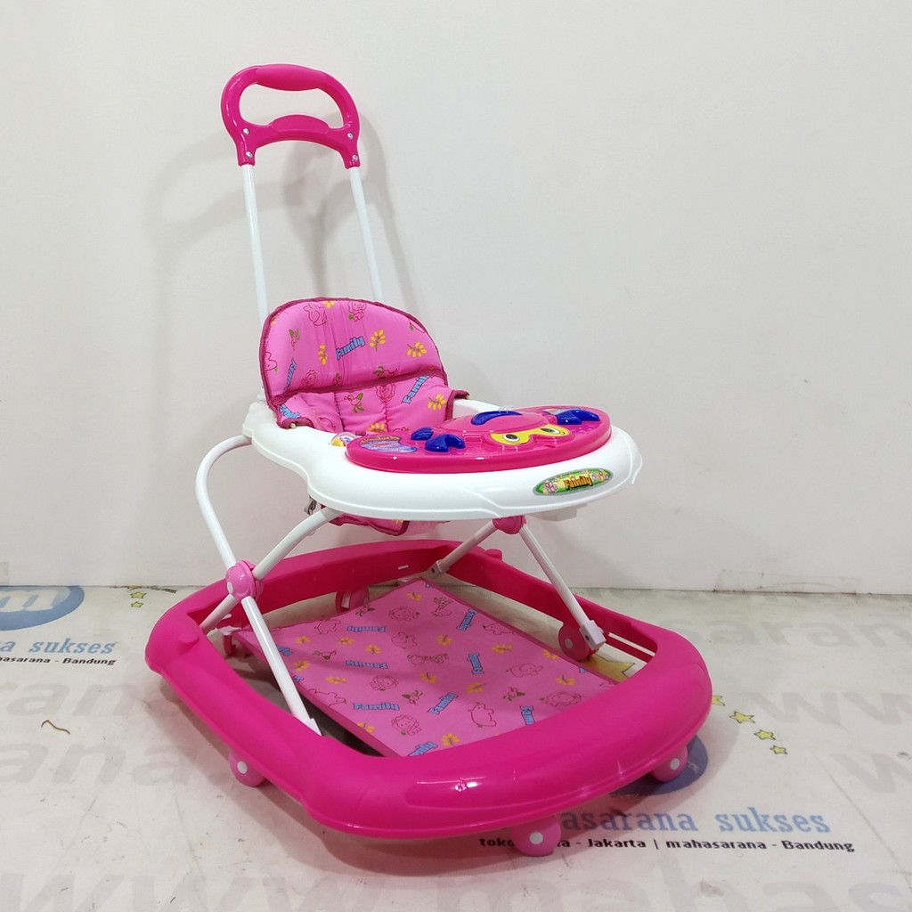 Baby Walker Family FB221G Kepiting IC Music (Baterai AA) 2 In 1 Alat ...