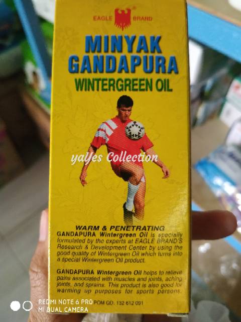 Minyak Gandapura wintergreen oil 60 ml 30ml gandapuro hangat nyeri otot keseleo encok cap lang obat