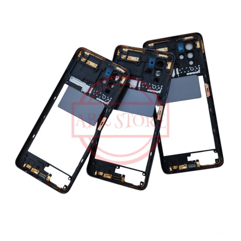 TULANG TENGAH BEZEL - BAZEL INFINIX NOTE 10 PRO MIDDLE FRAME - RANGKA TUTUP MESIN