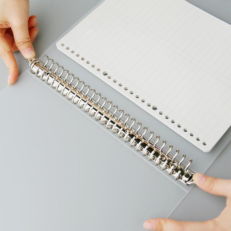 

(Y9I6) ⭐️ [THE UNIVERSE] 26 Ring Binder B5 Matte Aesthetic Binder Transparan Dove - ST009 //Promo@hari@ini