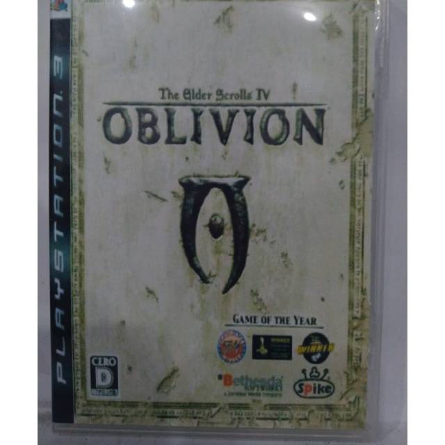 BD CD KASET ORIGINAL PS3 THE ELDER SCROLL IV OBLIVION Jpn BAHASA Jepang