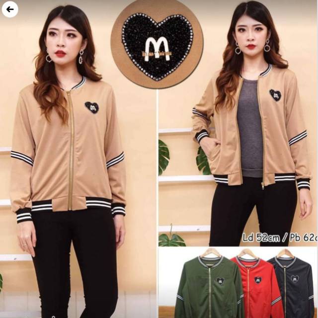 JAKET BORDIR TEMPEL LOVE