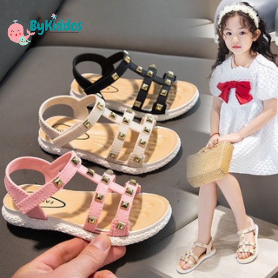 ByKiddos - Sandal Anak Perempuan VALEN Bahan Karet Model Lucu Import 2-8 Tahun