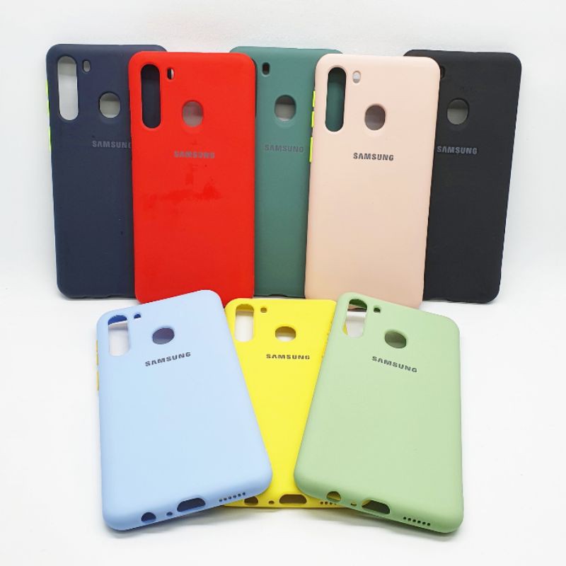 Realme C15 / Realme C12 Macaron Tone Case / Silicone Macaron Colour Side button