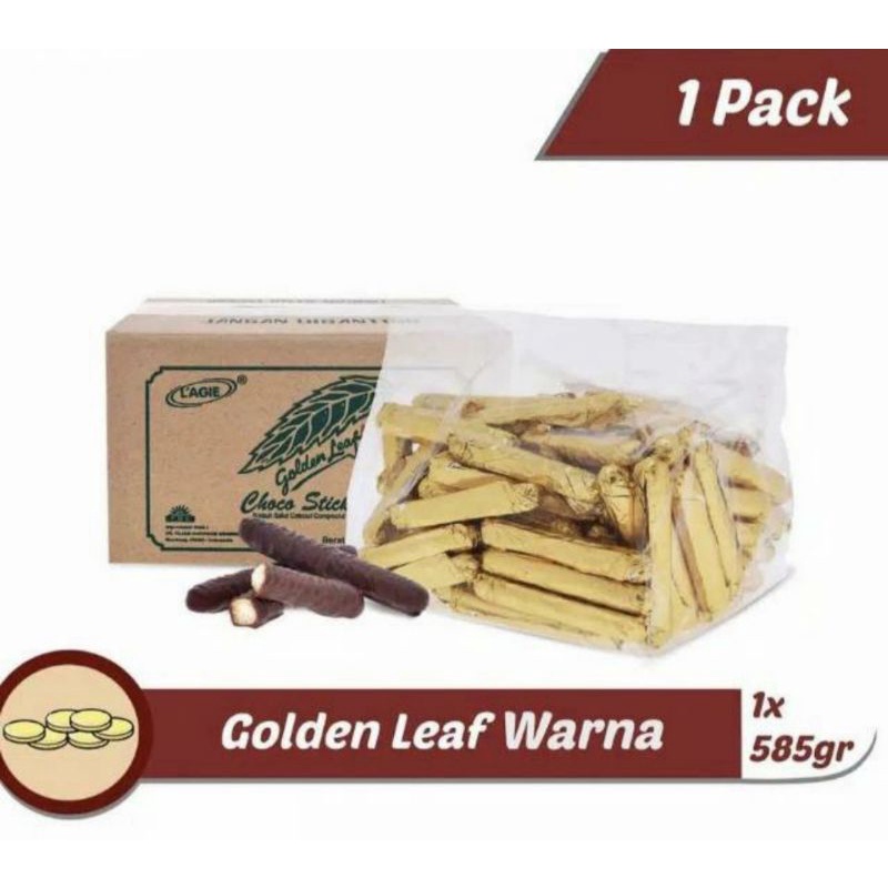 COKELAT LAGIE STICK EMAS GOLDEN LEAF GOLD 585 Gram