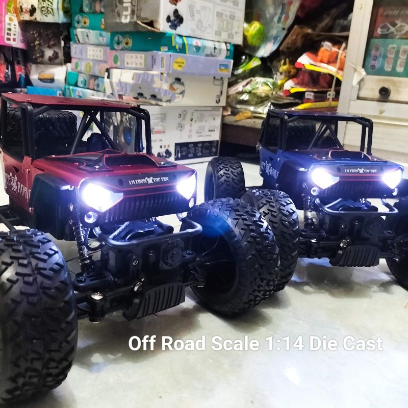 RC Rock Crawler Body Metal Alloy Ukuran Besar Skala 1:14