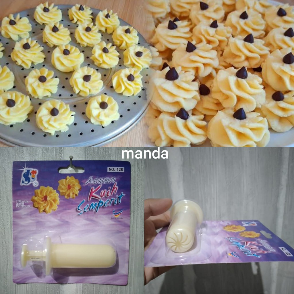 cetakan kue kering kue semprit sagu keju kue mawar acuan 128