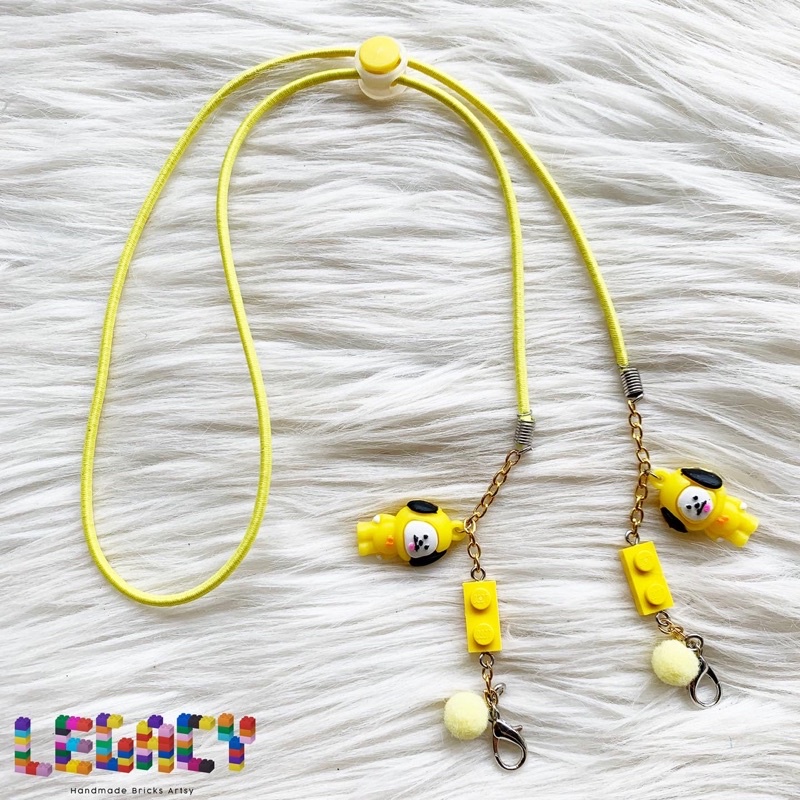 kalung masker lego BT21