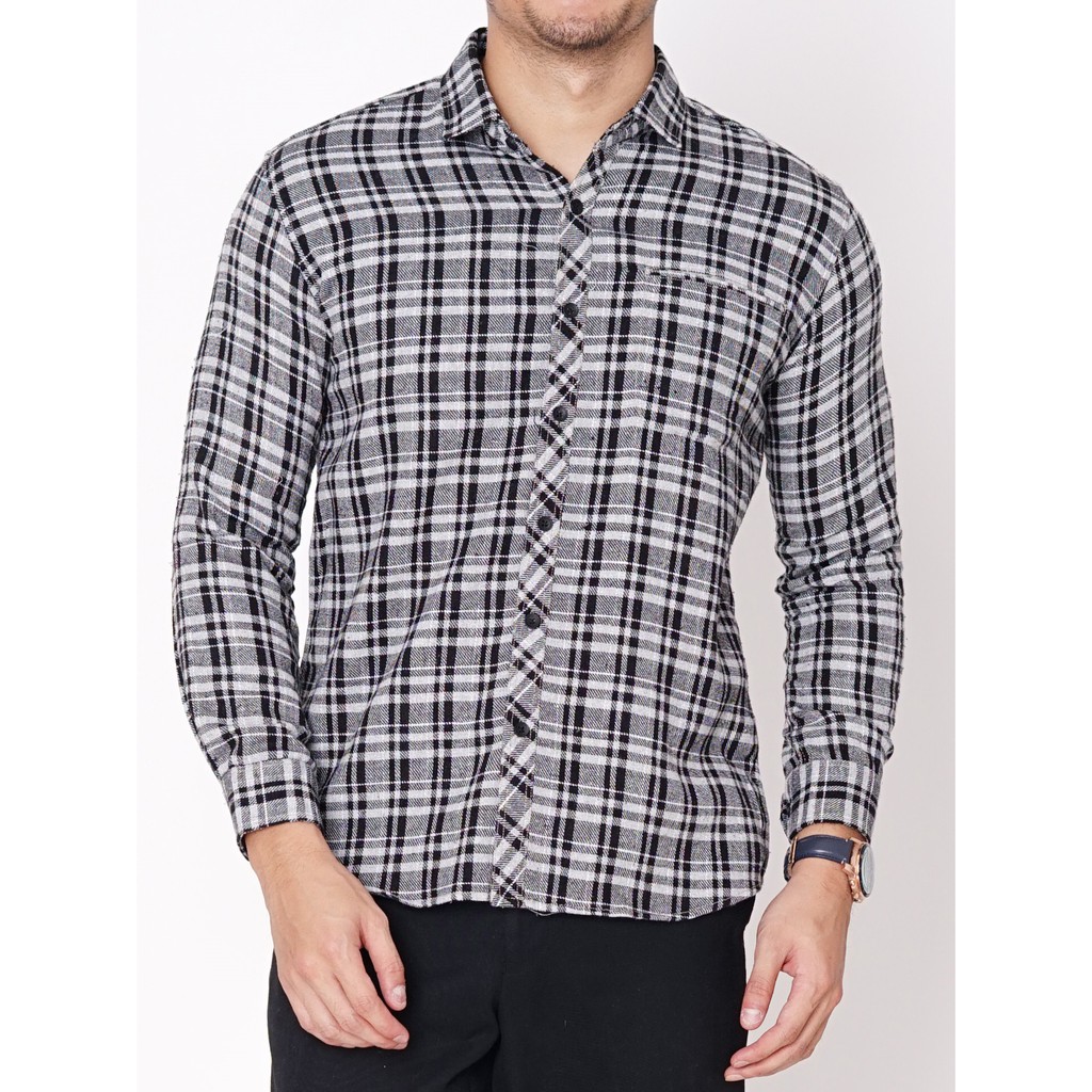 

Dancus - Kemeja Premium Flanel Pria Tangan Panjang Semi Formal M-XXL Kualitas Import