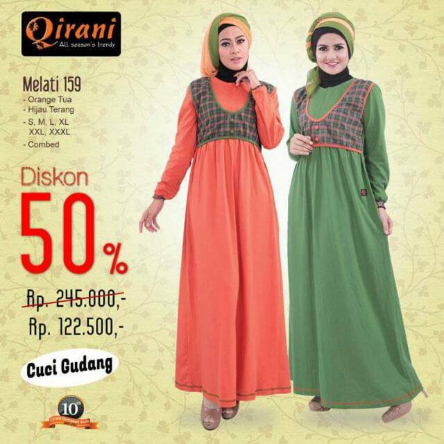 Gamis Qirani Diskon 50%