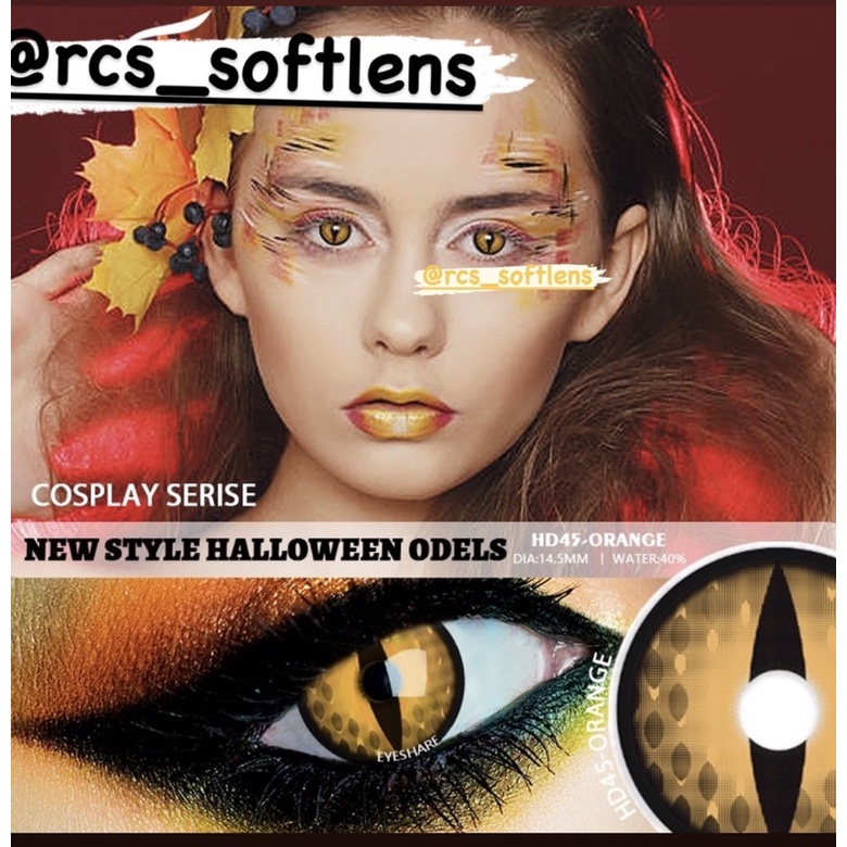 ❤️ RCS ❤️ Softlens cosplay halloween Mata kucing Softlens cat eye series