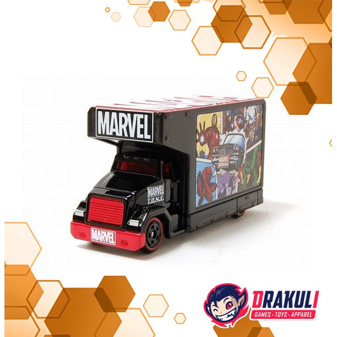 Toys Tomica Marvel T.U.N.E. Ad Truck with Special Artwork