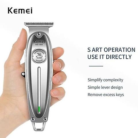 KEMEI KM-1949 Retro Full Body Metal Trimmer - Alat Mesin Cukur Rambut KM 1949