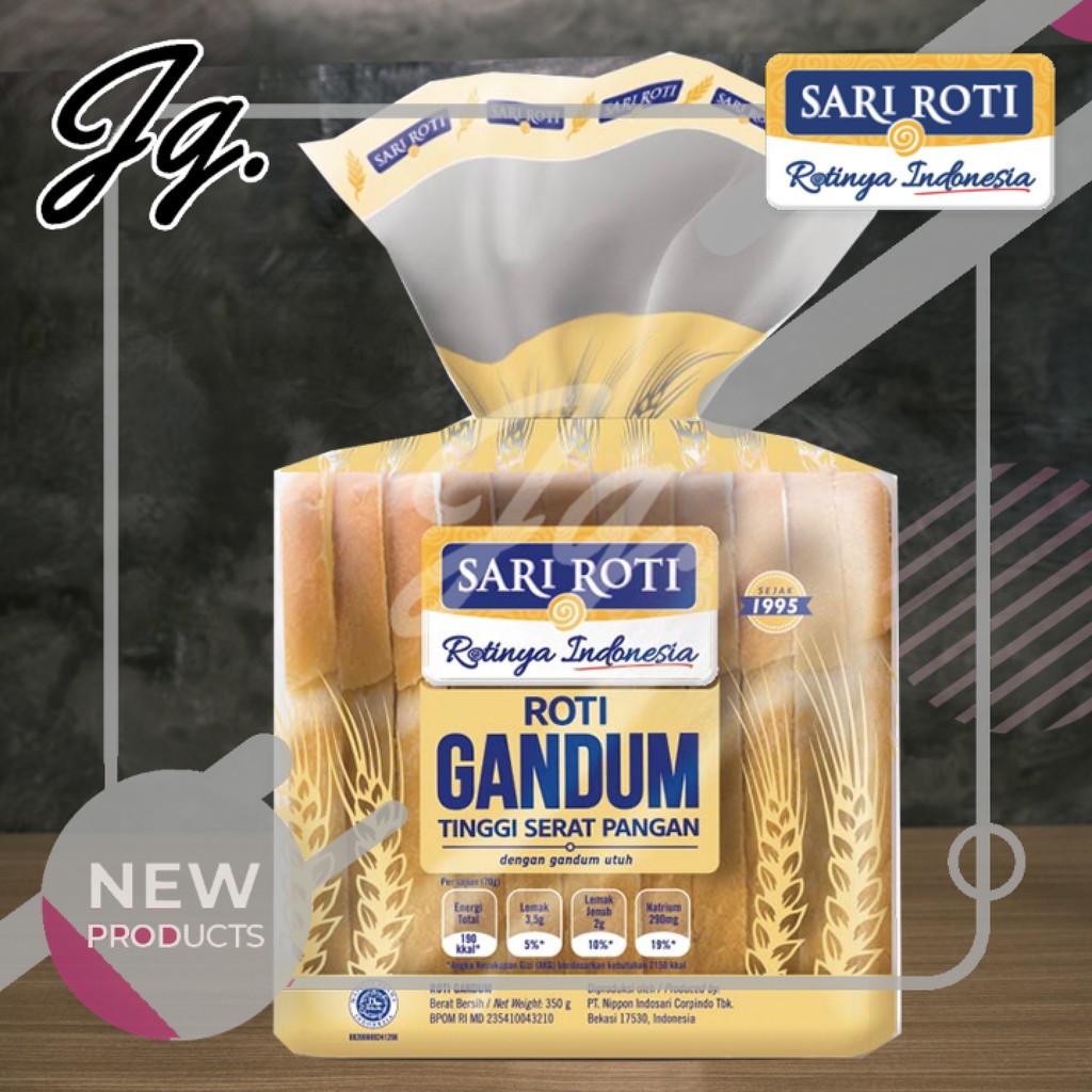 

SARI ROTI TAWAR GANDUM 350 GRAM