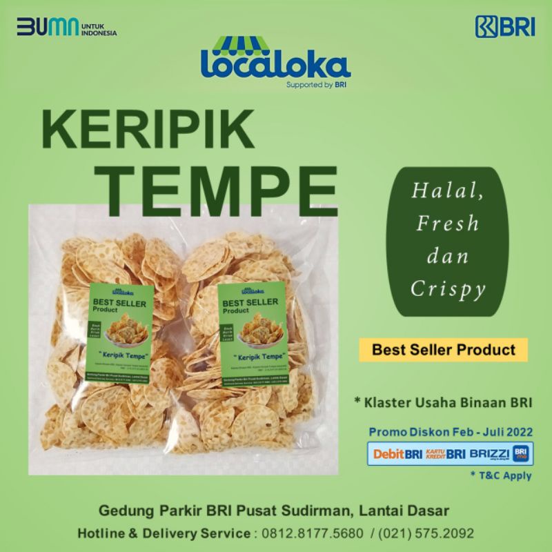 

[BEST SELLER] Localoka Klaster Tempe Keripik Mayestik