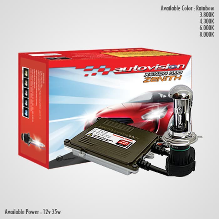 HID H4 35w Autovision Zenith Canbus Lampu Xenon Mobil paket sepasang LEDENG MOTOR
