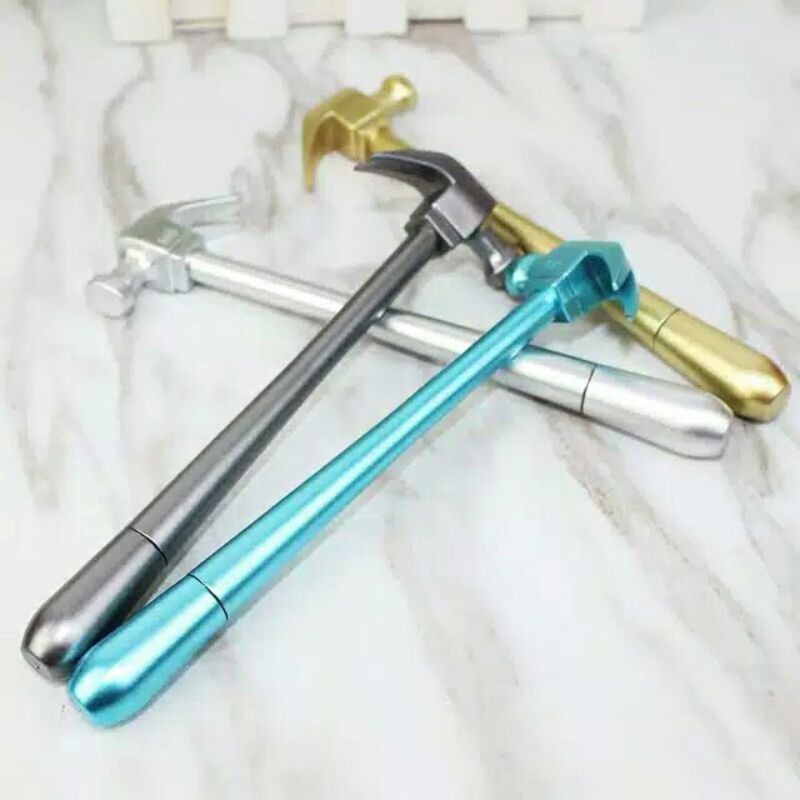 Pulpen Palu / ecer 1pcs hammer gel pen / bolpen lucu unik souvenir-2
